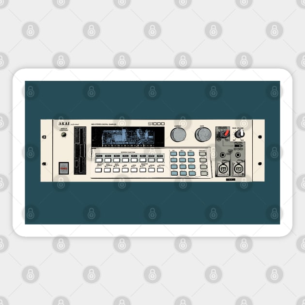 Akai S1000 Sampler  /\/\/  Lofi Sampling Magnet by DankFutura